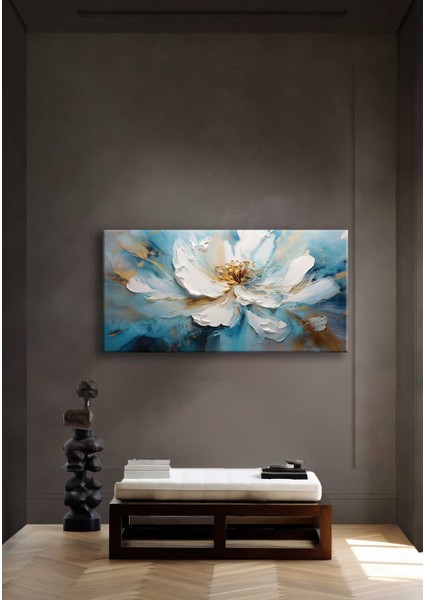 Abstract Art Flower Dekoratif Kanvas Tablo - VOOV2554