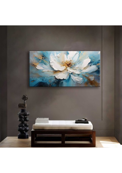 Abstract Art Flower Dekoratif Kanvas Tablo - VOOV2554