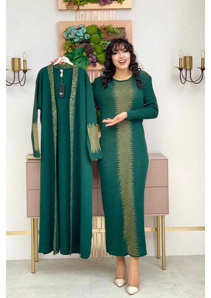 22223 Triko Takım Zümrüt