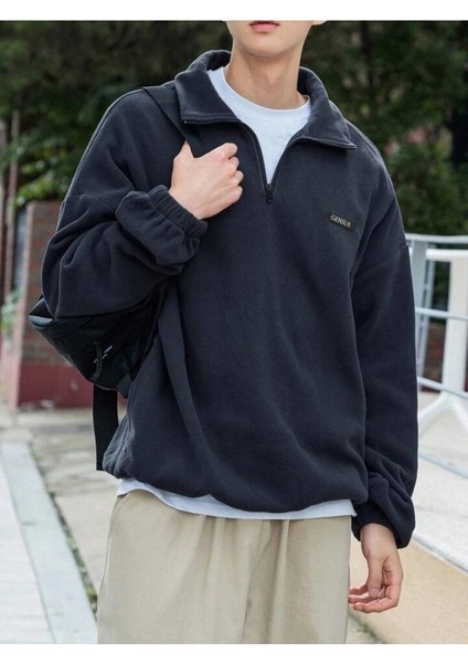 Erkek Polar Oversize Sweatshirt Polar Sweatshirt modelleri