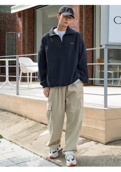 Erkek Polar Oversize Sweatshirt Polar Sweatshirt fırsatları