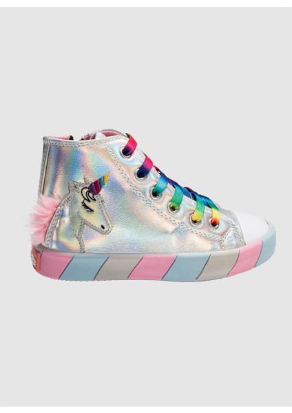 Unicorn Hologram Yandan Dikişli Kız Sneakers fiyatları