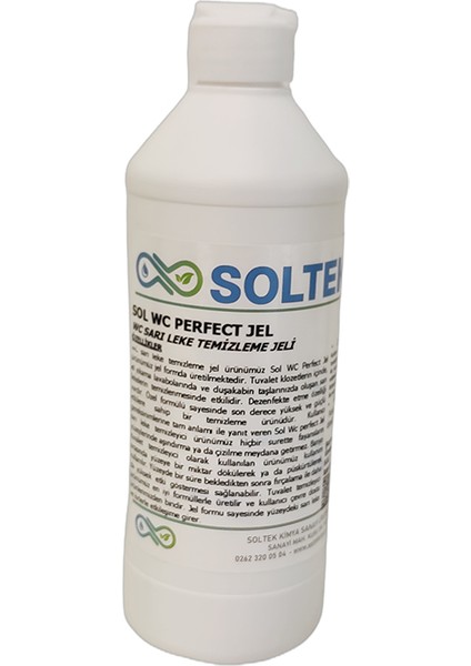 Wc Sarı Leke Temizleme Jeli - Sol Wc Perfect Jel