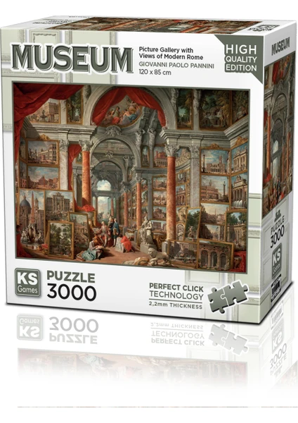 KS Games Picture Gallery With Views Of Modern Rome 3000 Parça Puzzle