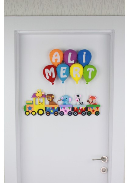 Ali Mert Isimli Trenli Bebek ve Hastane Odası Kapı Süsü fiyatları