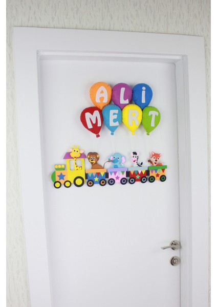 Ali Mert Isimli Trenli Bebek ve Hastane Odası Kapı Süsü modelleri