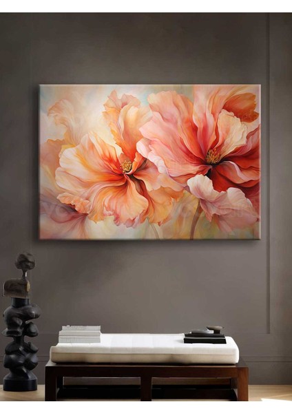 Abstract Art Flower Dekoratif Kanvas Tablo - VOOV2555