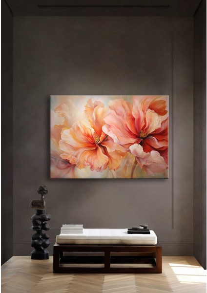 Abstract Art Flower Dekoratif Kanvas Tablo - VOOV2555