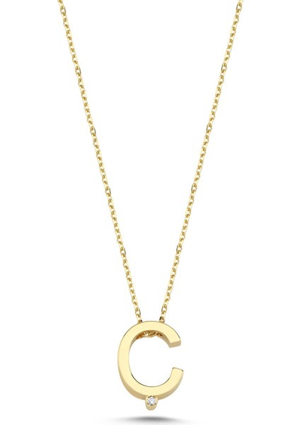 Hems Jewellery Minimal Harf Kolye Ç