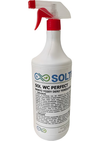 Soltek Kimya Banyo Yüzey Derz Temizleyici - Sol Wc Perfect