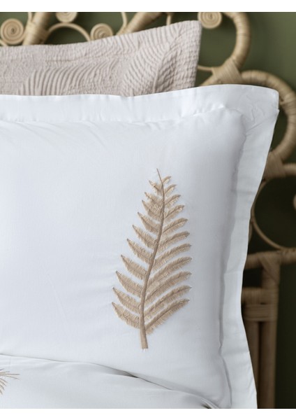 Foglia Timeless Prime Çift Kişilik Nevresim Takımlı Yatak Örtüsü Battaniye 3lü Set