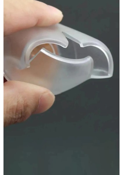 12'li 21MM-25MM Silikon Sandalye Pabucu Masa Sandalye Zemin Koruyucu Kaydırmaz Sessiz Tip Şeffaf fırsatları