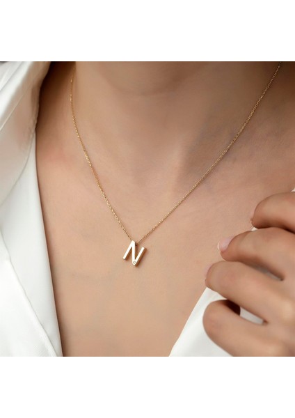 Minimal Harf Kolye N