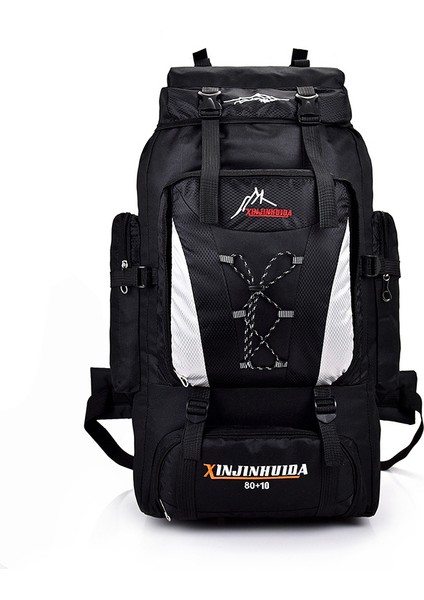 Açık Hava Sırt Çantası Erkek ve Kadın Dağcılık Çantası Büyük Kapasiteli 80L (Yurt Dışından)