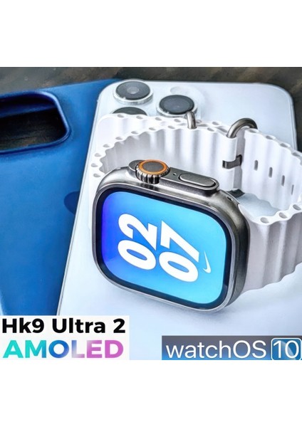 Hk9 Ultra 2  (Watchos 10 Işletim Sitemi Chatgpt Amoled 4K Ekran)