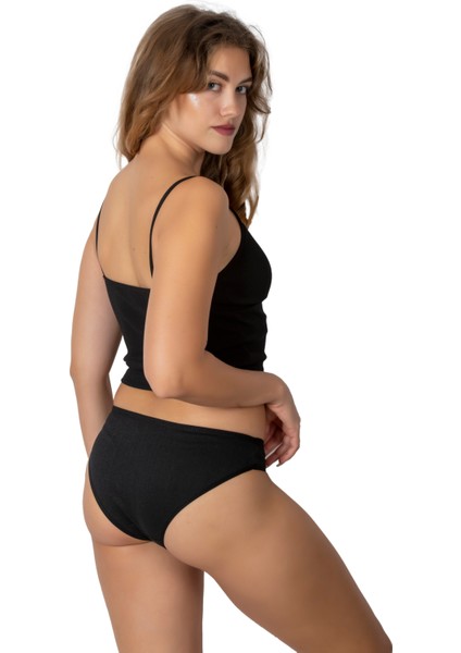 6'lı Paket Penye Kadın Lüks Bikini fiyatları
