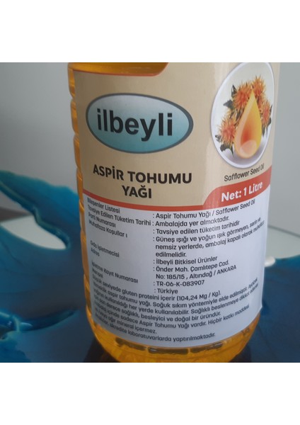 Aspir Yağı Soğuk Sıkım1 Litre