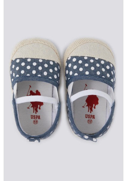 Striped Drawstring Puantiyeli Kız Bebek Ayakkabı indirimleri