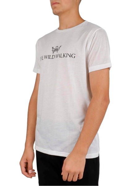 Thewıldwalkıng Erkek Sıfır Yaka T-Shirt