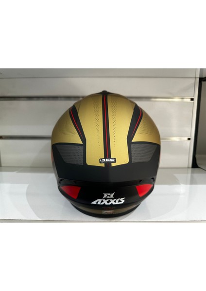 Draken S Gear A9 Altın Sarısı Motosiklet Kask