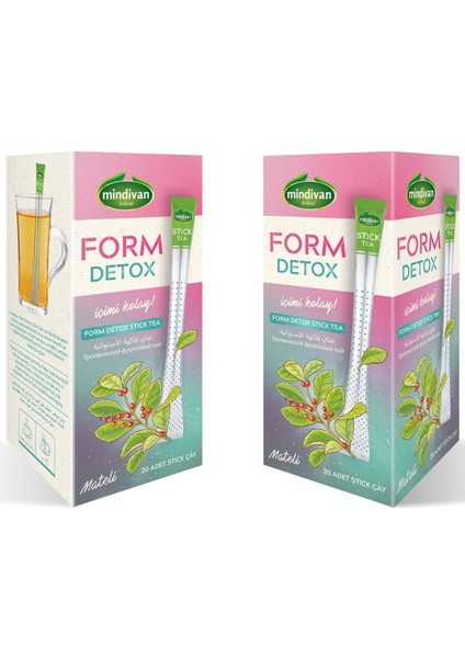 Lilibeaty Mindivan Form Detox Stick Çay 20 Stick