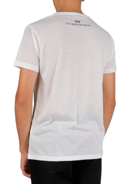 Thewıldwalkıng Erkek Sıfır Yaka T-Shirt fırsatları