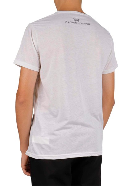 Thewıldwalkıng Erkek Sıfır Yaka T-Shirt fırsatları