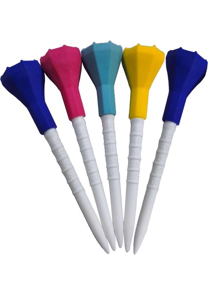5pack Golf Tees 3.4inç Kullanılabilir Kırılmaz Golf Uygulama I (Yurt Dışından)