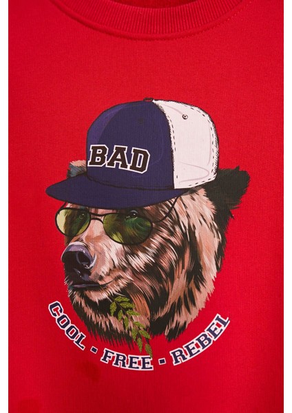 Bad Bear Rebel Crewneck Çocuk Sweatshirt - 23.06.12.002