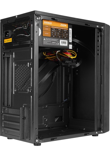 Everest Warp Peak 250W Akrilik Yan Panel Mini-T Gaming Oyuncu Kasası