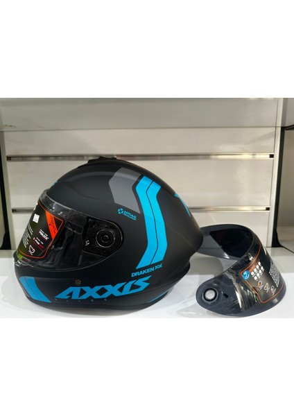 Draken S Slıde B7 Mavi Motosiklet Kask fiyatları