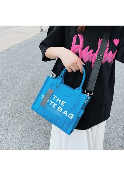 Kanvas Öğrenci Crossbody Çanta Omuz Çantası (Yurt Dışından)