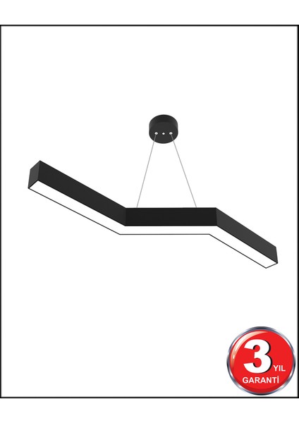 Hegza Lighting Gabbiano - Ledli Modern Sarkıt Linear LED Avize Salon Mutfak Oturma Odası Yatak Odası Antre Hol LED