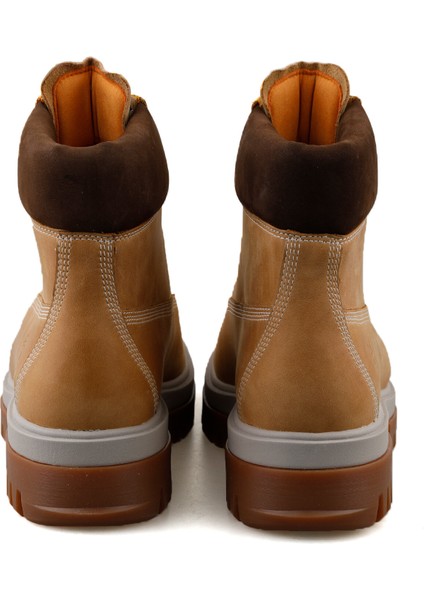 Mid Lace Up Waterproof Boot Erkek Günlük Deri Bot TB0A5YKD2311 Sarı fırsatları