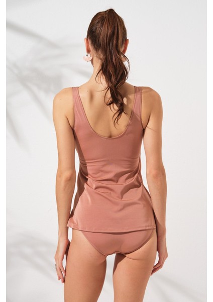 231501 Kruvaze Formlu Tankini Takım fiyatları