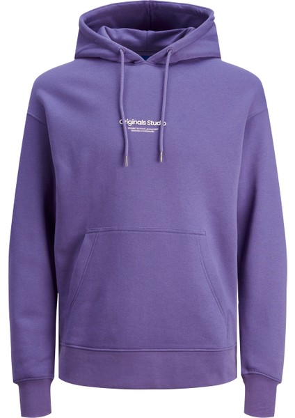 Kapüşonlu Göğüs Baskılı Sweatshirt - Vesterbro