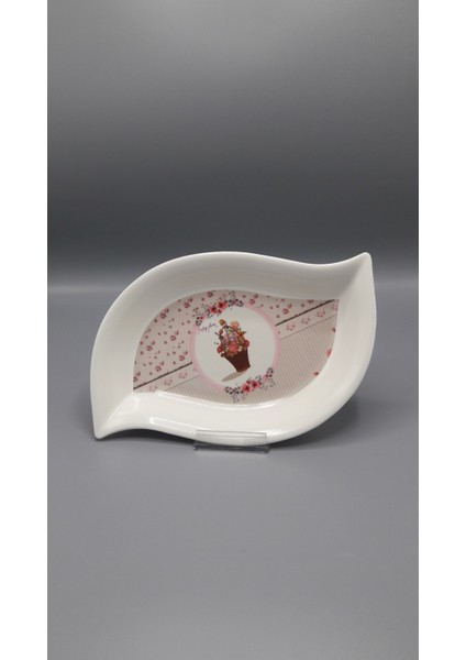 Melamin Elips Sunum Tabak 18 x 29 cm Desen 1 fiyatları