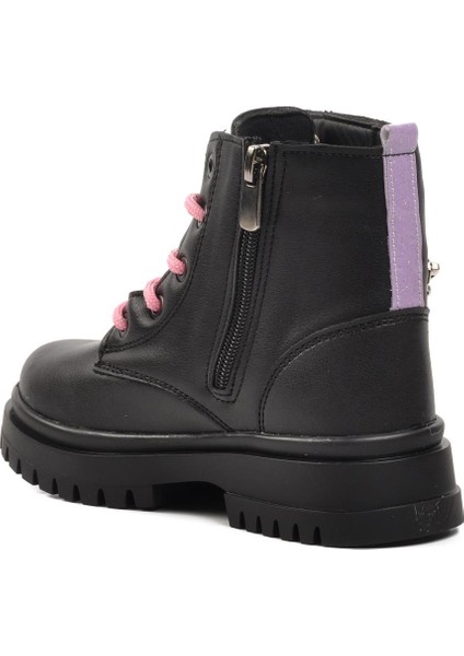 1525-P Siyah-Pembe İçi Polarlı Kız Çocuk Bot fırsatları