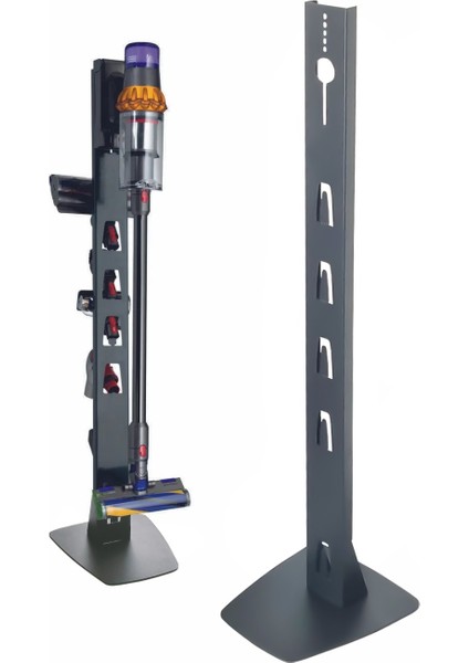 Elit Süpürge Standı (4mm Ağır ve Düz Tabanlı Devrilmez)
