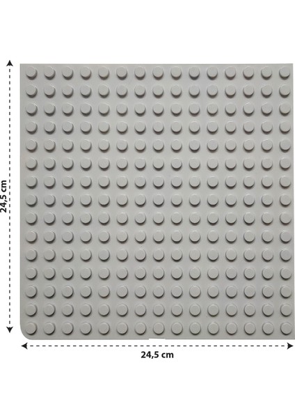 Creative Games duplo uyumlu Büyük Zemin Gri 24,5x24,5 cm