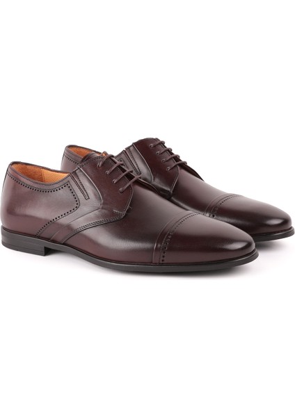 L4796 Deri Erkek Klasik Ayakkabı Kahve modelleri