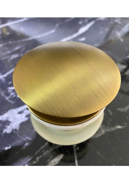 Mat Gold Lavabo Süzgeci Mat Gold Lavabo