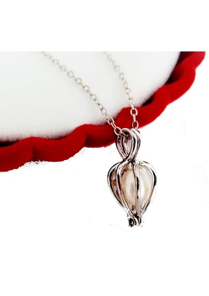 Inci Kolye Kadife Istiridye Kutusunda