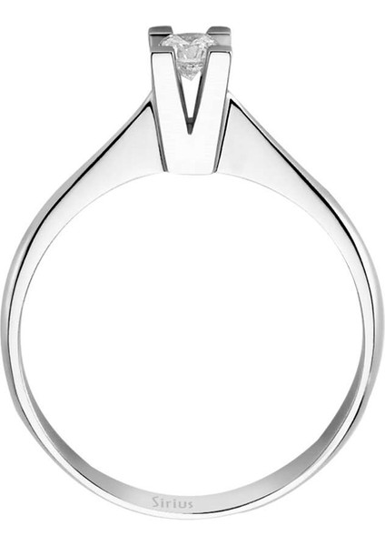 F Renk 0,16 Karat Pırlanta Tektaş Yüzük 0415R0146 modelleri