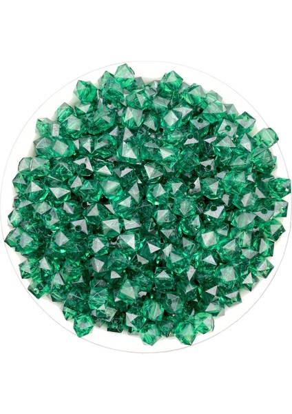 50GR 8mm Zümrüt Yeşili,yeşil Renk Küp,kübik Model Akrilik Boncuk,takı,çanta Boncuğu (50GR,~200 Adet) fiyatları