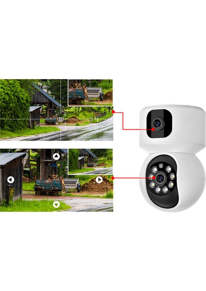 Iç Mekan Full Hd 5m Uygulamadan Canlı ve Kayıt Izlenebilir Alarmlı Güvenlik Kamerası Ys-15