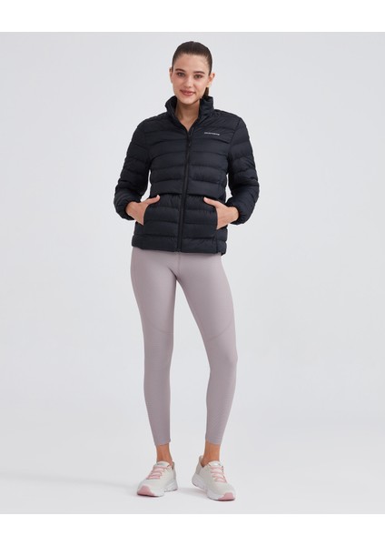 W Outerwear Pop Up Detailed Padded Jacket Kadın Siyah Mont S231240-001 fiyatları