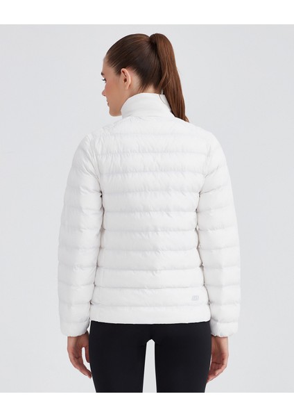 W Outerwear Pop Up Detailed Padded Jacket Kadın Beyaz Mont S231240-100 fırsatları