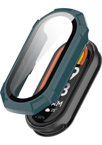 Mi band 8 Uyumlu Rubber 360° Ekran Kasa Koruyucu Kapak Kılıf