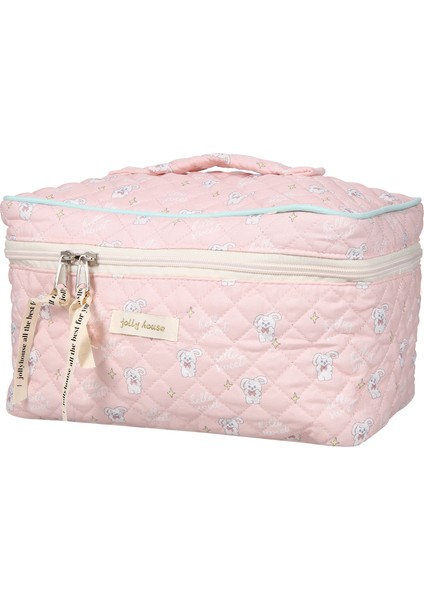 Büyük Kapasiteli Makyaj Çantası - Pembe (Yurt Dışından)